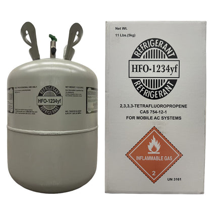 R1234yf Refrigerant Gas Cylinder 11 lb