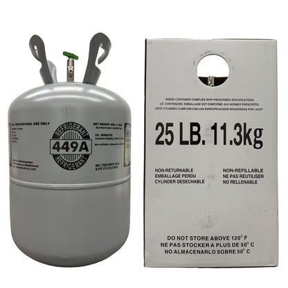 R449A Refrigerant Gas Cylinder 25 lb